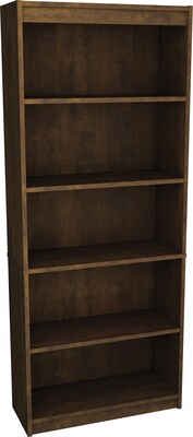 Bestar® Executive Office Collection in Chocolate Finish, Bookcase