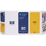 HP 80 Yellow Standard Yield Ink Cartridge (C4873A)