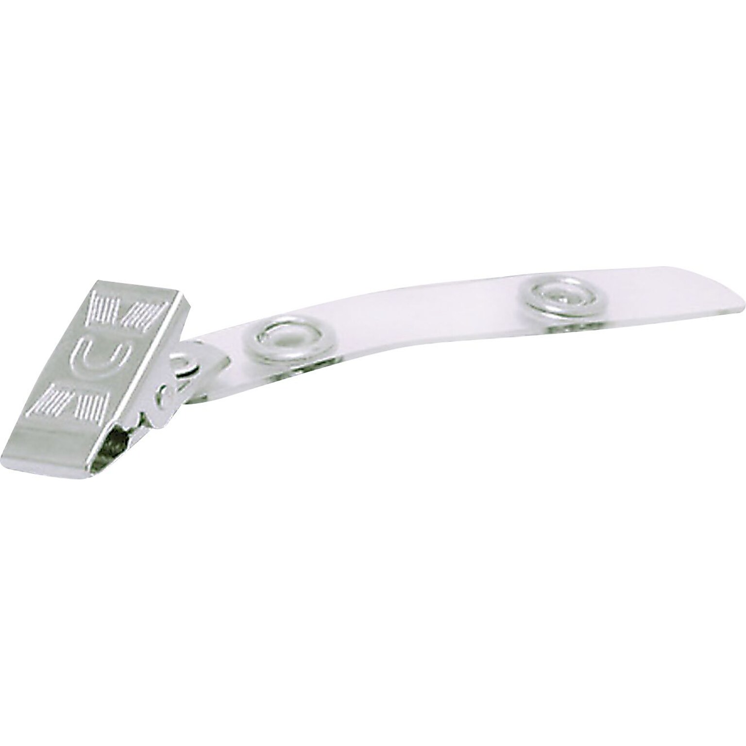 Advantus Badge Straps with Clip, 3/8W, 100/Bx