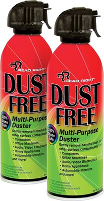 Read Right Dust Free Multi-Purpose Duster, 10 oz., Twin Pack