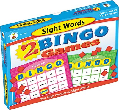 Carson-Dellosa Learning Bingo, Sight Words