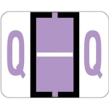 Smead BCCR Labels File Folder Label, Q, Lavender, 500 Labels/Pack (67087)