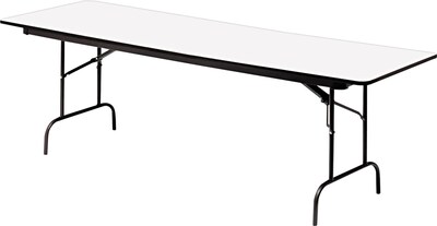 Iceberg® Premium Wood Laminate Folding Tables, 60x30, Gray