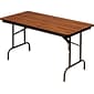 Iceberg® Premium Wood Laminate Folding Tables, 96x30", Oak
