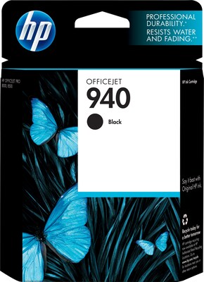 HP 940 Black Standard Yield Ink Cartridge (C4902AN#140)