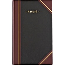 Staples® Record Book, Black, 300 Sheets/Book (217919)