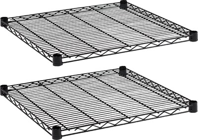 Alera™ Extra Industrial Wire Shelves; 24Wx24D, Black
