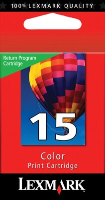 Lexmark 15 Tri-Color Standard Yield Ink Cartridge (18C2110)