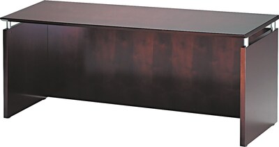 Safco Napoli Collection In Mahogany, Credenza, 63W x 24D