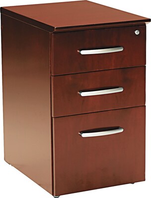 Safco® Napoli Collection In Sierra Cherry, Pedestal File, 3 Drawer