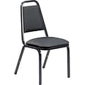 VIRCO® 8926 Series Vinyl Upholstered Stack Chair, Black