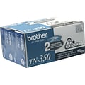 Brother TN-350 Black Standard Yield Toner Cartridge, 2/Pack (TN3502PK)