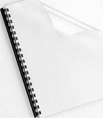 Fellowes Futura Presentation Cover, 8.5" x 11", Lined, 25/Pack (5224401)
