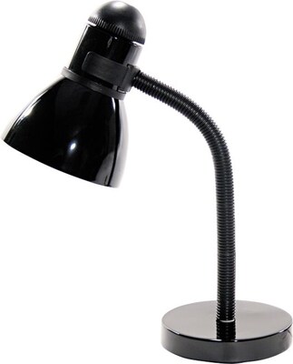 Ledu Advanced Style Gooseneck Desk Lamp, Black, 16H (L9090)