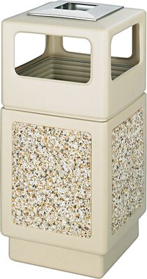 Safco Canmeleon Plastic Ash Urn, Tan, 38 gal. (9473NC)