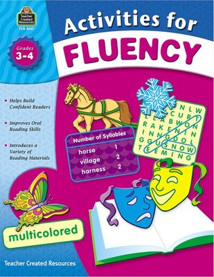 Teach Activities For Fluency; 144 Pages, Grades 3 to 4