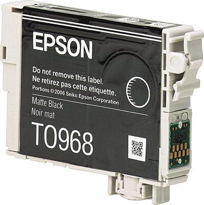 Epson T96 Ultrachrome Black Matte Standard Yield Ink Cartridge (T096820)