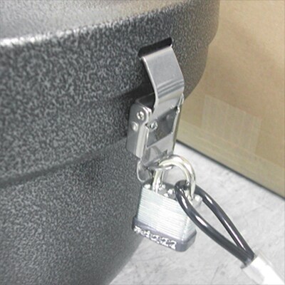 Smokers Oasis Lock Kit, 48in Plastic-Coated Steel Cable with Lock/Key