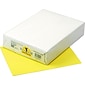 Pacon Kaleidoscope Colored Paper, 24 lbs., 8.5" x 11", Lemon Yellow, 500 Sheets/Ream (PAC102055)