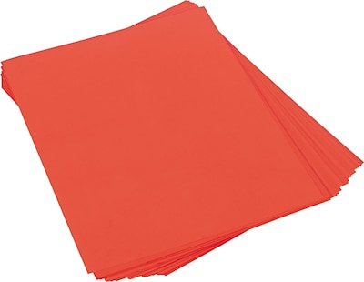Pacon Tru-Ray® Sulphite Construction Paper, 76 lbs., Orange, 24H x 18W, 50 Sheets/Pk