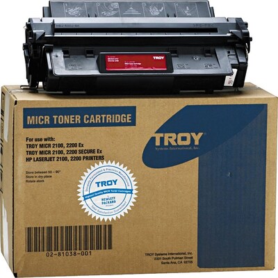 Troy® MICR Secure HP 96A (C4096A) Black Laser Toner Cartridge