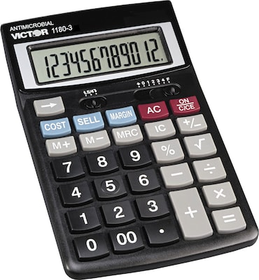 Victor 1180-3 Business 12-Digit Desktop Calculator