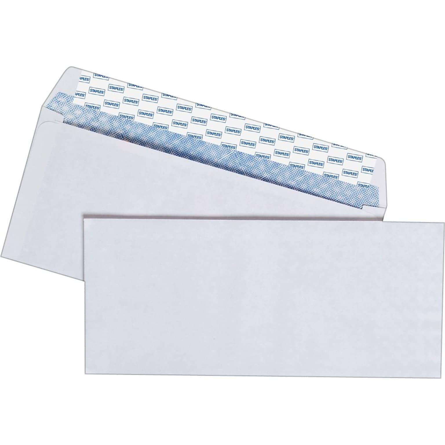 Staples® #10, QuickStrip® Security-Tint Envelopes, 500/BoxE