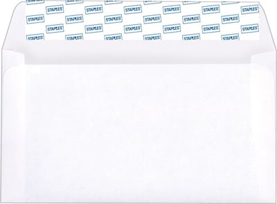 Staples® QuickStrip #6-3/4 Envelopes, White, 100/Box