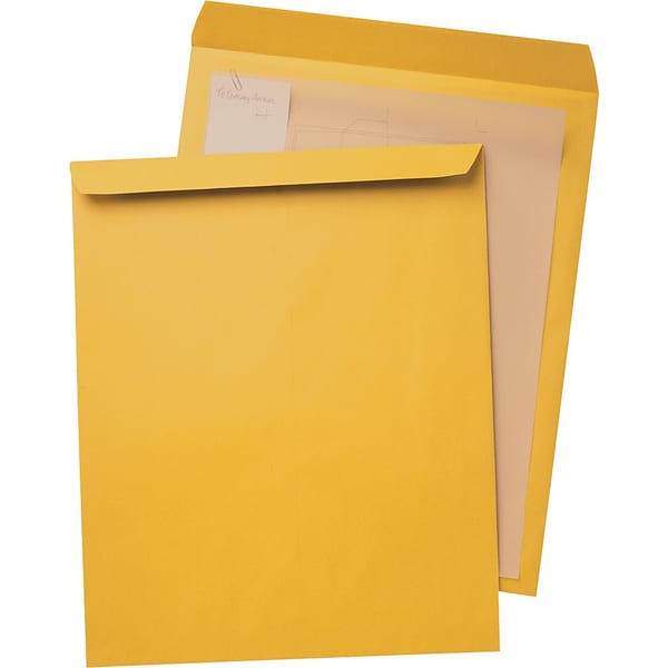 Quality Park Unsealed Catalog Envelope, 22 x 17, Kraft, 25/Box (42356)