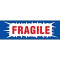 Quill Brand® Fragile Label 3 x 1 Blue, 500/Roll  (13201)