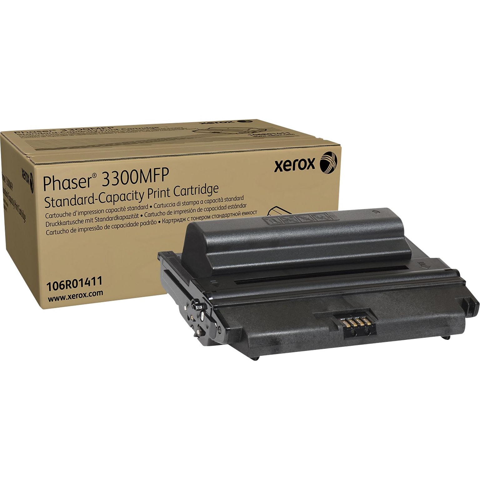 Xerox 106R01411 Black Standard Yield Toner Cartridge