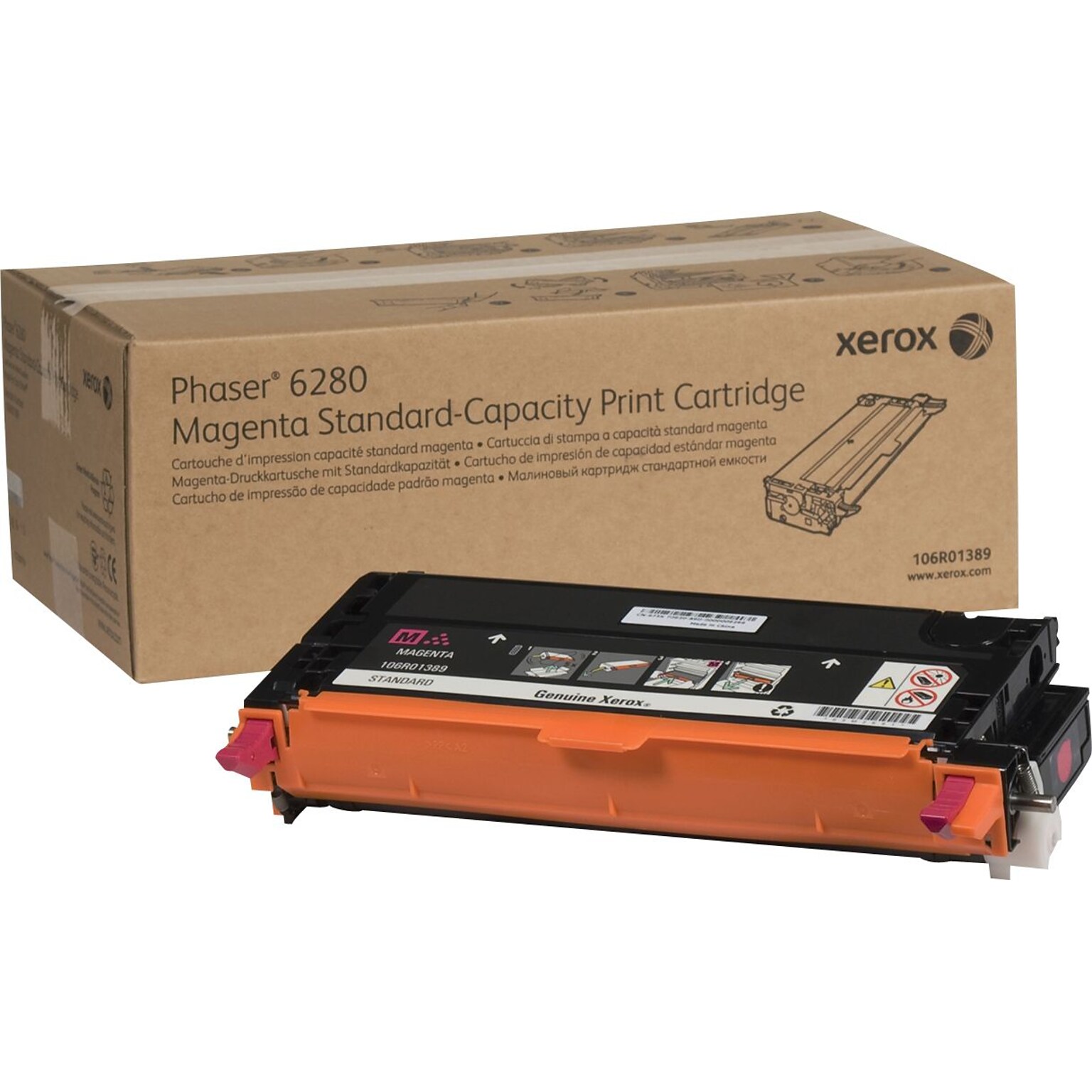 Xerox 106R01389 Magenta Standard Yield Toner   Cartridge