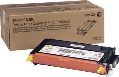 Xerox 106R01394 Yellow High Yield Toner Cartridge