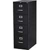 Quill Brand® Commercial 4 File Drawer Vertical File Cabinet, Locking, Black, Legal, 26.5D (13450D)