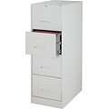 Quill Brand® 4 File Drawers Vertical File Cabinet, Locking, Gray, Legal, 26.5D (13451D)