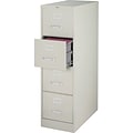Quill Brand® Commercial 4 File Drawer Vertical File Cabinet, Locking, Gray, Letter, 26.5D (13445D)