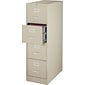 Quill Brand® Commercial 4 File Drawer Vertical File Cabinet, Locking, Putty/Beige, Letter, 26.5"D (13443D)