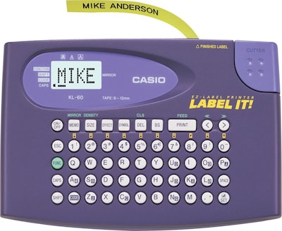 Casio Label IT! Portable Maker (KL-60L)