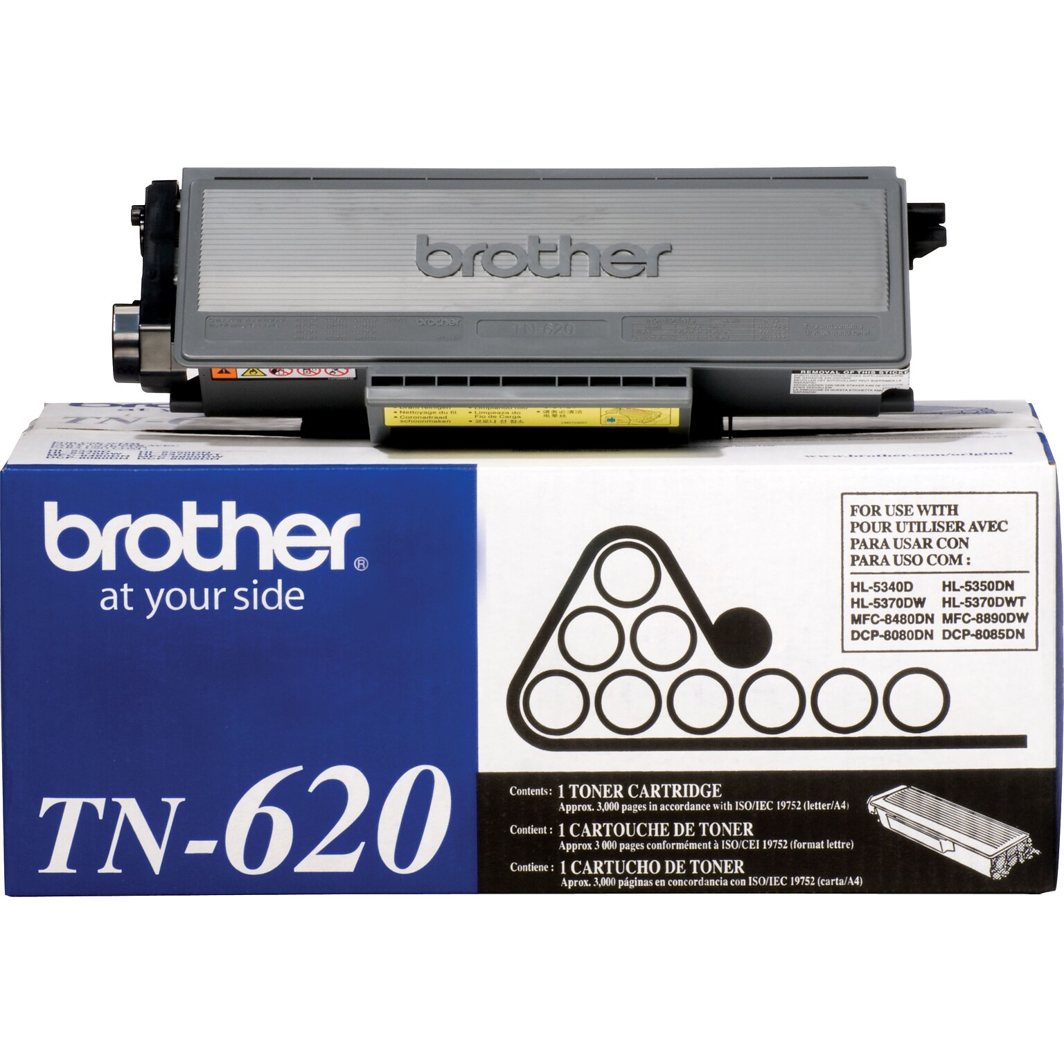 Brother TN-620 Black Standard Yield-Toner  Cartridge