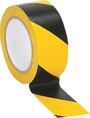 Tatco Hazard Marking Aisle Tape, 2 x 108 ft. Roll