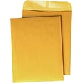 Quality Park Gummed Open-End Catalog Envelopes, 9 x 12, Brown, 100/Bx (QUA41467)