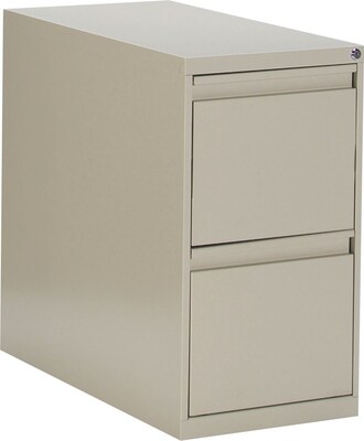 GIS Global G-Series  2-Drawer Freestanding Pedestal File, Letter/Legal, Desert Putty, 23D (TDGWP23FFDPT)