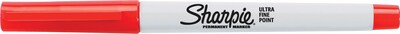 Sharpie Permanent Marker, Ultra Fine Tip, Red (37002)