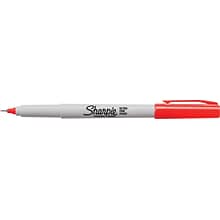 Sharpie Permanent Marker, Ultra Fine Tip, Red (37002)