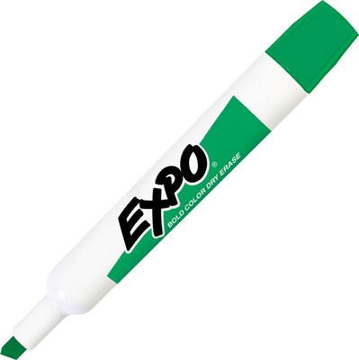 Sanford Expo Original Dry Erase Markers, Chisel Tip, Green