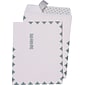 Quality Park First Class Redi-Strip Redi-Seal Catalog Envelope, 10" x 13", White/Green Border, 100/Box (44786)