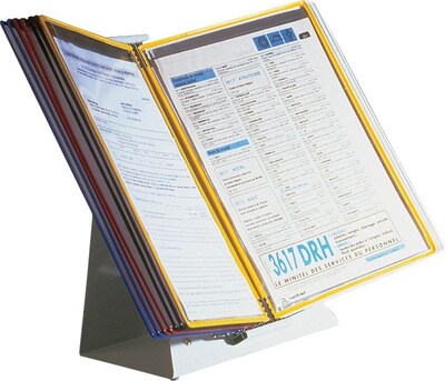 Tarifold Desktop Document Holder, 8.5 x 11, Multicolor, PVC (D291)