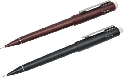 AbilityOne Dual-Action Mechanical Pencils, 0.5 mm, Burgundy Barrel, 12/Pk