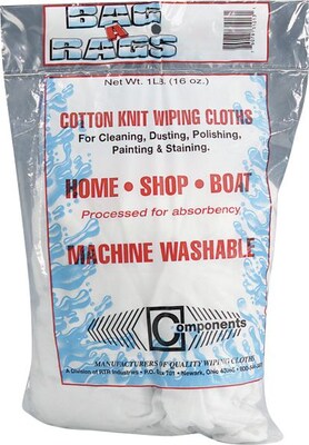 United Facility Supply, Multipurpose Wiping Cloths, Cotton, White (N250CW01)