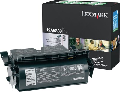 Lexmark 12A6839 Black High Yield Toner Cartridge